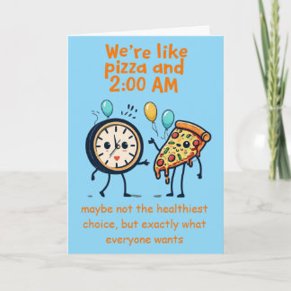 Tarjeta Unstoppable Duo: Pizza & 2:00 AM Anniversary