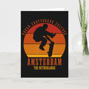 Tarjeta Urnio de patinador de Amsterdam Patinaje 4 