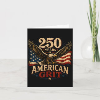 Tarjeta Usa 250 años cuarto de julio patriótico 1776