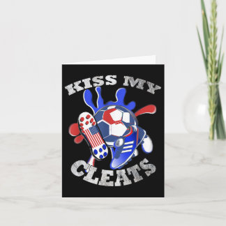 Tarjeta Usa Funny Quote &amp; Soccer Graphic Design Americ