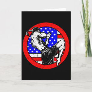 Tarjeta Usa Muay Thai - Boxeo Tailandés y Regalo de Kickbo