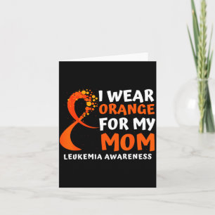 Tarjeta Usa naranja para la cinta de conciencia de leucemi