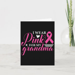 Tarjeta Usa Rosa Para Mi Abuela Concienciación Sobre El Cá