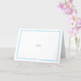 Tarjeta Usa tu propia foto: Felicitaciones a DoubleBlueBor