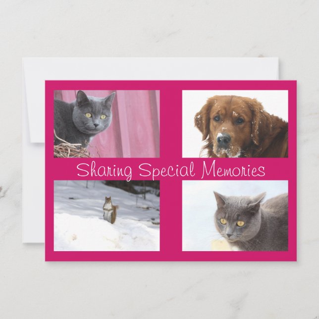 Tarjeta Usa Tus Propias Fotos (Anverso)