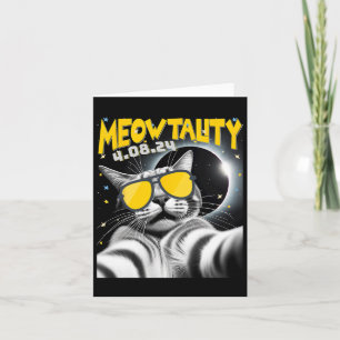 Tarjeta Usando gafas de sol Familia 2024 Solar Ecli