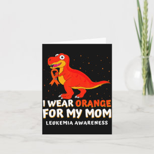 Tarjeta Usar naranja para la cinta de conciencia de leucem
