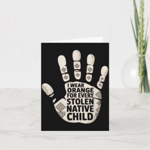 Tarjeta Usar Naranja para la Unidad de Todos los Niños Nat