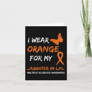 Tarjeta Usar Naranja para mi cuñada múltiple esclero