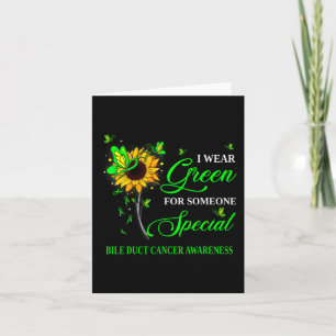 Tarjeta Usar Verde Para La Conciencia Del Cáncer De Conduc