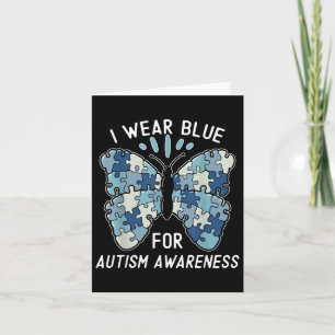 Tarjeta Uso Azul Para Concienciar Sobre El Autismo La Boca
