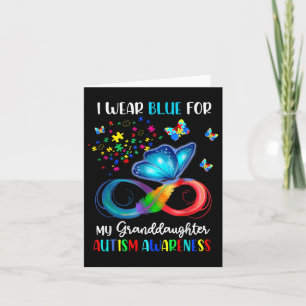 Tarjeta Uso Azul Para Mi Abuela Autismo Abuela Bu