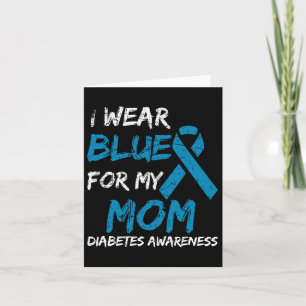 Tarjeta Uso Azul Para Mi Mamá Cinta De Sensibilización Sob