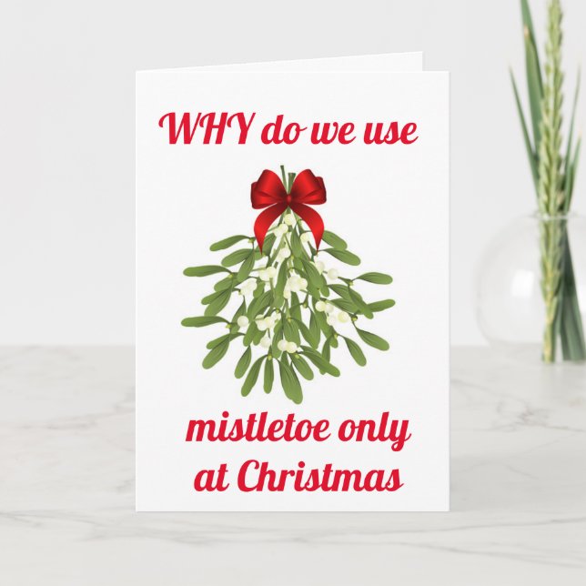 TARJETA USO DE MISTLETOE PARA "NUESTRO ANIVERSARIO" (Anverso)