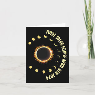 Tarjeta Uso del grupo de coincidencia de eclipse solar 8 d