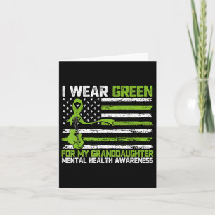 Tarjeta Uso El Verde Para La Salud Mental De Mi Nieta