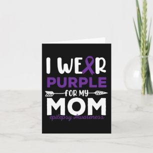 Tarjeta Uso morado para mis citas de conciencia sobre la e