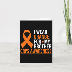 Tarjeta Uso Naranja Para Mi Hermano Rsd Crps Conciencia Mo