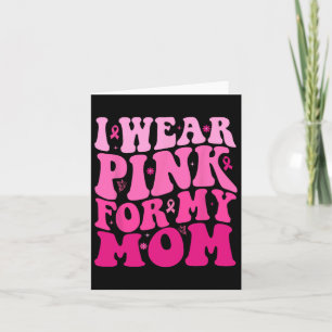 Tarjeta Uso Rosa Para Mi Mamá Guerrero Cáncer De Mama