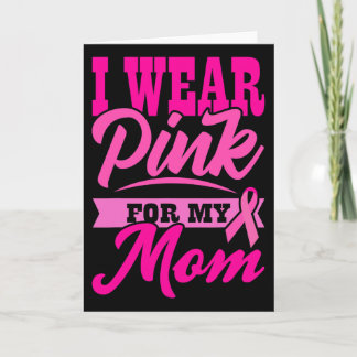 Tarjeta Uso Rosa Por Mi Mamá Día Mundial Contra El Cáncer