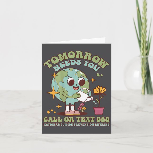 Tarjeta Usted Conciencia Suicidio Salud Mental S  (Anverso)