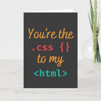 TARJETA USTED ES EL CSS DE MI HTML - WEB DEV PUN