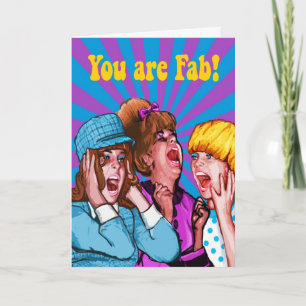 Tarjeta Usted es fabuloso