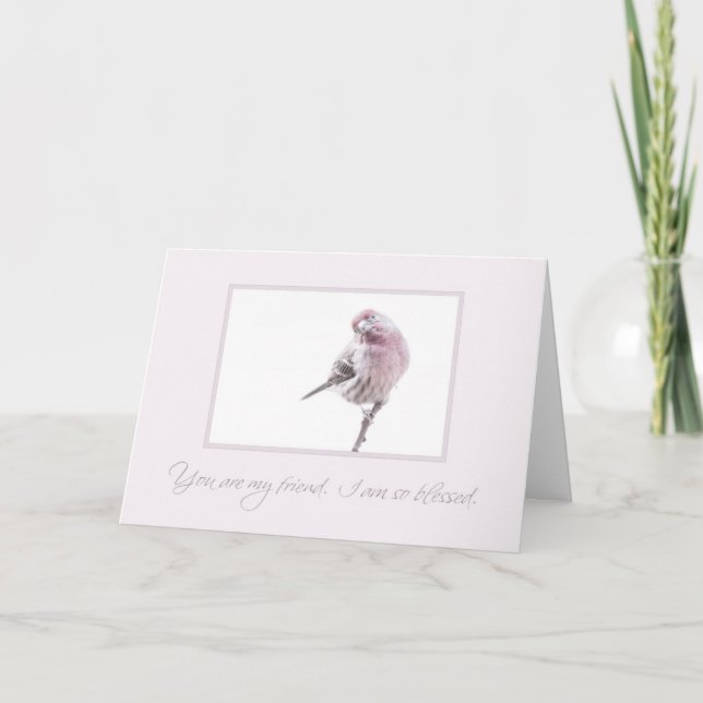 Tarjeta Usted es mi amigo (Anverso)