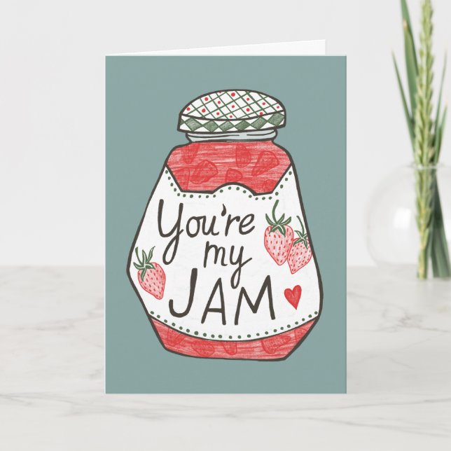 Tarjeta USTED ES MI AMOR Personalizado DE Ilustracion DE f (Anverso)