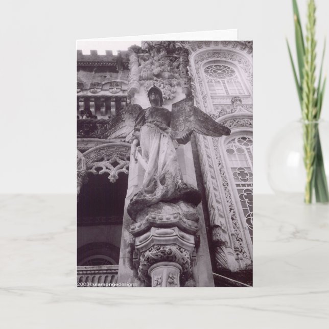 Tarjeta Usted es mi ángel (Anverso)