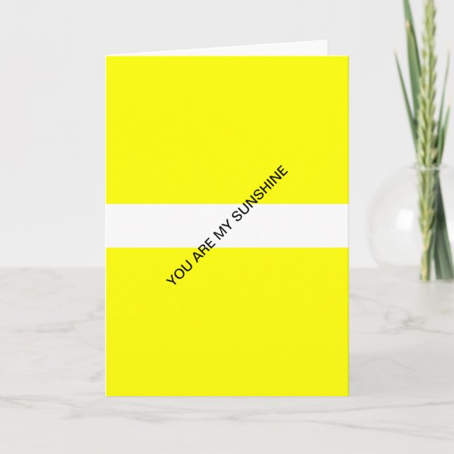 Tarjeta usted es mi sol (Anverso)