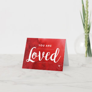 Tarjeta Usted es sobre amado de Notecard W.
