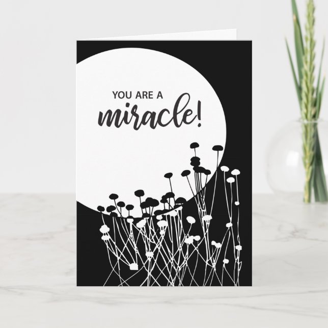 Tarjeta Usted es un Milacle Recovery Animation Full Moon (Anverso)
