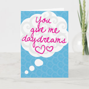 Tarjeta Usted me da ensueños