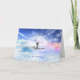 Tarjeta Usted me da las alas