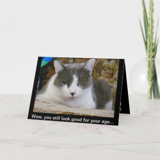 Tarjeta Usted parece bueno para su edad