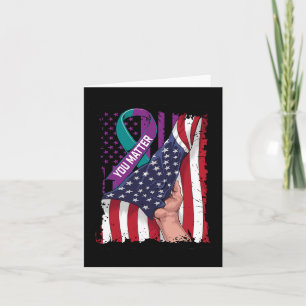 Tarjeta Usted Problema Con El Awarene Suicidio De Cinta Ve