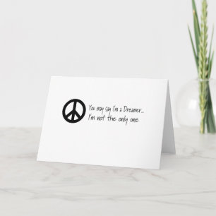 Tarjeta Usted puede decir que soy un soñador