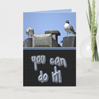Tarjeta Usted puede hacerlo los pájaros