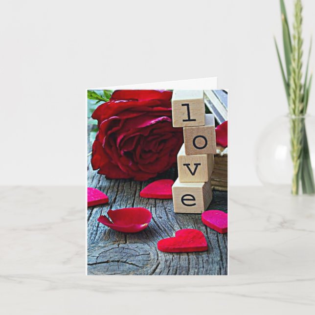 TARJETA "USTED" SERÁ "MI" VALENTINE (Anverso)
