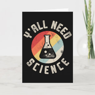 Tarjeta Ustedes Necesitan Ciencia Química Biología Física