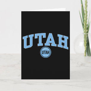 Tarjeta Utah Hockey Club Arco Sobre Gris Nhl Licencia Ofic