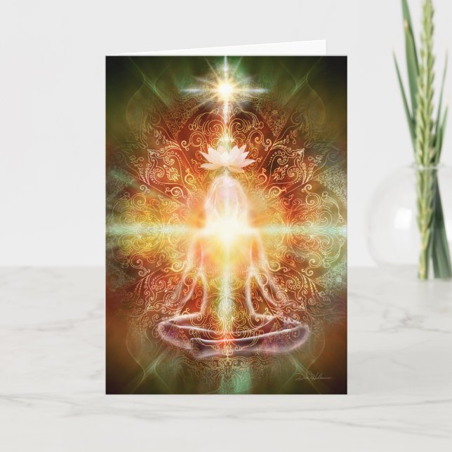 Tarjeta V059 Lotus Meditator (Anverso)