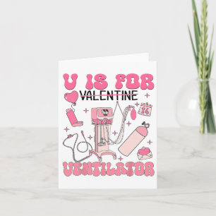Tarjeta V Es Para Terapeuta Respiratorio De Ventilación De