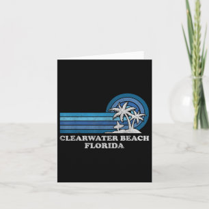 Tarjeta Vac de verano de Clearwater Beach Florida Vintage