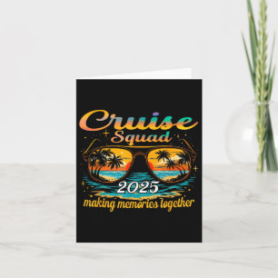 Tarjeta Vac de verano de la familia Cruise Squad 2025