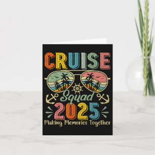 Tarjeta Vac de verano de la familia Cruise Squad 2025