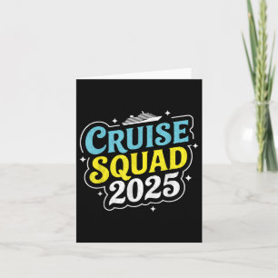 Tarjeta Vac de verano del grupo familiar coincidente Squad