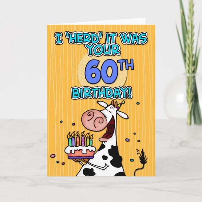 Tarjeta vaca bd - 60 (Anverso)