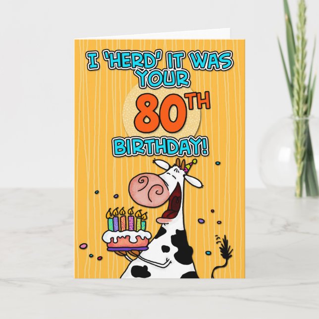 Tarjeta vaca bd - 80 (Anverso)